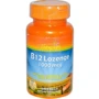 Thompson Vitamin B12 1000 mcg 30 Lozenge Вітамін B12 таблетки для розсмоктування натуральний аромат вишні