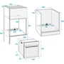 Духовой шкаф электрический Beko BIE24301W: Объем, л 65
