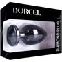 Металлическая анальная пробка с кристаллом Dorcel - Diamond Plug Black S
