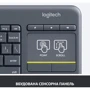Клавиатура Logitech K400 Plus Black UA (920-007145): Тип клавиатуры мультимедийная