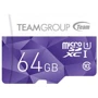 Карта памяти Team 64GB microSDXC Class 10 UHS-I U1 + adapter (TCUSDX64GUHS41): Тип карты MicroSDXC