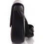 Чоловіча сумка почтальонка Bonis чорна (SHIL8101-black): Фактура матова, Гладка