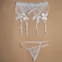 Пояс для чулок + стринги NDS 9904-1 White M/L (23575)