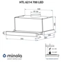 Вытяжка Minola HTL 6214 BL 700 LED фото 12