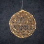 Шар декоративный шампань диам 33 см, 80led Luca