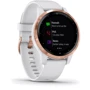 Смарт-часы Garmin vivoactive 4S Rose Gold Stainless Steel Bezel with White Case and Silicone Band (010-02172-22): Тип гаджета Взрослые смарт часы
