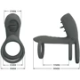 Насадка с вибрацией LYBAILE Pretty Love Master Ring Gray (BI-040135-1)