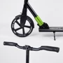 Самокат алюмінієвий Best Scooter з PU колесами, і 1 переднім амортизатором Black / Green (99629): Тип гальма ножний