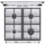 Плита комбінована Gorenje GKS6C70WF: Кількість газових конфорок 4