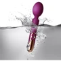 Вибромассажер Rocks Off Oriel Purple, водонепроницаемый, гибкая головка, мощный, LED подсветка