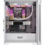 Корпус DarkFlash DK361 White: Материал передней панели пластик