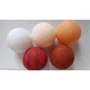 Гирлянда Cotton ball lights на 20 шаров 3,8м, Orange: Количество ламп 20