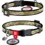 Нашийник Waudog Nylon Мілітарі з QR-паспортом для котів пластиковий фастекс XS 10 мм (279-4026)