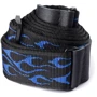 Гитарный ремень DUNLOP D3811BL Classic Flambe Blue Strap