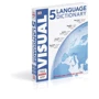 5 Language Visual Dictionary English-German-French-Spanish-Italian: Обложка Мягкая