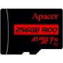 Карта памяти Apacer 256GB microSDHC Class 10 UHS-I V10 + adapter (AP256GMCSX10UB-R): Тип карты MicroSDHC