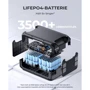 Зарядная станция Bluetti AC500 5000W + 2 Home Battery Backup B300S 6144Wh UA: Размер, мм 520х325х358