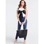 Женская сумка тоут Guess Alby Toggle Tote черная: Фактура Зернистая, Матовая