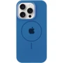 Чехол для iPhone Mobile Case Silicone Full Protective with MagSafe Denim Blue for iPhone 15 Plus