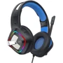 Наушники XO GE-08 Static RGB USB+3.5mm Black: Тип конструкции полноразмерные