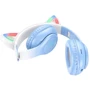 Наушники Hoco W42 Cat Ears Blue: Тип конструкции накладные