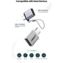 Адаптер Ugreen Adapter US270 USB-C 3.1 to USB 3.0 Cable with Lanyard Space Gray (50283): Интерфейс подключения USB 3.0