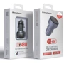 Зарядний пристрій ArmorStandart Car Charger USB+USB-C AR-C43 з USB-C Cable Grey (ARM82463): Сила струму 2.4а і більш