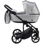 Коляска 2 в 1 Adamex Amelia ECO SM-13 серебро (перламутр) (624853): Возможность установки люльки есть