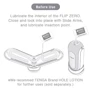Мастурбатор Tenga Flip Zero Electronic Vibration White