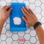 Килимок Dexas для ласощів та лизання Snack&Distract-V вертикальний Блакитний (PW8512194): Матеріал Силикон