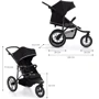 Прогулянковий візочок Kinderkraft Helsi Deep Black (KSHELS00BLK0000) (00-00305203) фото 14
