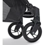 Дитяча коляска Bambi Black Matt Чорна (M 4249-2 Black Matt): Ширина шасі 51 см