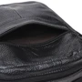 Чоловіча сумка планшет Borsa Leather чорна (K11027-black): Фактура матова, Зерниста