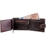 Мужское портмоне Always Wild темно-коричневое (DNKN992L-MCR-black): Пол Мужской