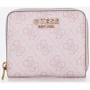 Жіночий гаманець GUESS GINEVRA LOGO SLG SML ZIP ARND бежево-рожевий (SWSB8675370-STL)