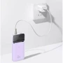 Внешний аккумулятор Baseus Power Bank 10000mAh Wireless Charger Magnetic 20W Purple (PPCX010005): Особенности С дисплеем, Индикатор заряда, Поддержка MagSafe, беспроводная зарядка, быстрая зарядка