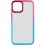 Чехол для iPhone TPU Case TPU+PC Fresh Sip Turquoise/Pink for iPhone 12 / 12 Pro: Цвет розовый