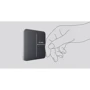 Кнопка Ajax CenterButton 2-gang for LightSwitch Jeweler ivory фото 3