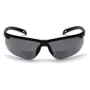 Спортивные очки Очки Pyramex Ever-Lite Bifocal (gray +2.0) H2MAX Anti-Fog, бифокальные серые с диоптриями (PM-EV20-GR1M): Свойства линз С диоптрической вставкой, Бифокальные