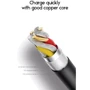 Кабель T-PHOX USB Cable to USB-C Fast 3A 1.2m Black (T-C829 Black) фото 7