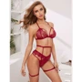Эротический комплект NDS 1601-2 Burgundy M/L (23702)