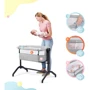Приставная кроватка-люлька Kinderkraft Bea Grey (KLBEA000GRY0000) фото 8