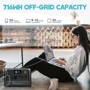 Зарядная станция Bluetti EB70 716Wh 1000W UA: Размер, мм 320x216x221