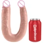 Большой двойной фаллоимитатор Cock Double Trouble L, 44.5x4.3 см