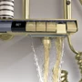 Душевая система Lefton Thermostatic Shower System with 5 Water Modes and Temperature Display Screen-SST2206 Brushed Gold: Материал Силикон, Латунь, Нержавеющая сталь, Пластик