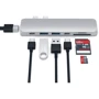 Адаптер Satechi Adapter USB-C to Dual USB-C+2xUSB3.0+micro SD+SD+HDMI Silver (ST-CMBPS): Додаткові роз'єми USB OTG, HDMI, USB OTG, USB-C