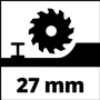 Дискова пила Einhell TC-CS 89 (4331030): Робота з металом Нет