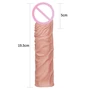 Насадка LoveToy Pleasure X-Tender Penis Sleeve Flesh Add 2", Flash