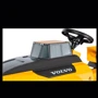 Трактор педальний Rolly Toys rollyTruck Volvo жовтий (881 тисячі): Матеріал корпусу пластик