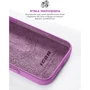 Чехол для iPhone ArmorStandart ICON2 MagSafe Light Purple for iPhone 16 Pro Max (ARM80197): Материалы Силикон
